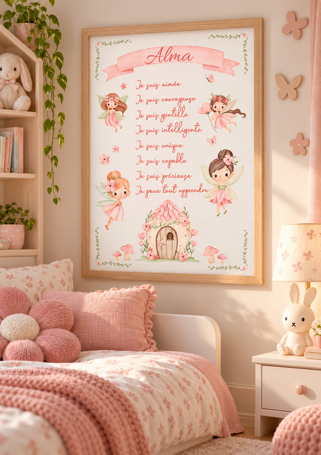 Affiche Affirmations Positives Personnalisée – Mes Petites Fées