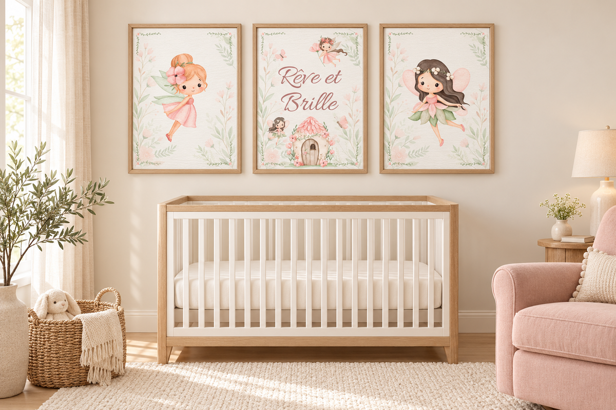 Set de 3 affiches Fées – Rêve et Brille / You are Magic