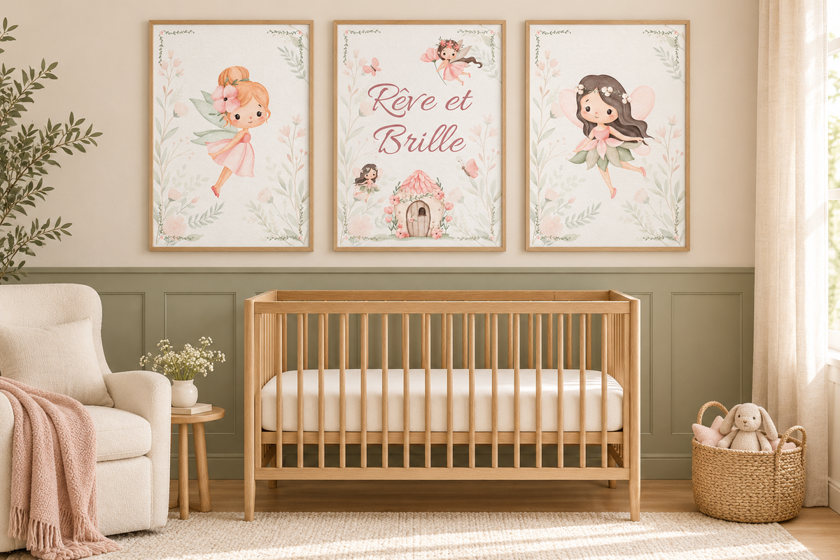 Set de 3 affiches Fées – Rêve et Brille / You are Magic